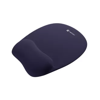 Podložka pod myš ergonomická Natec CHIPMUNK, pamäťová pena, Navy modrá, 230x200 mm