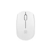 Myš Natec STORK/Kancelárska/Optická/1 600 DPI/Bezdrôtová USB/Biela