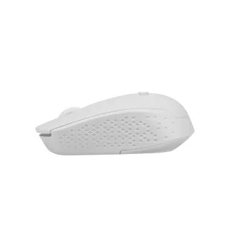 Myš Natec STORK/Kancelárska/Optická/1 600 DPI/Bezdrôtová USB/Biela