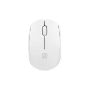 Myš Natec STORK/Kancelárska/Optická/1 600 DPI/Bezdrôtová USB/Biela