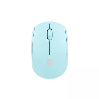 Myš Natec STORK/Kancelárska/Optická/1 600 DPI/Bezdrôtová USB/Modrá