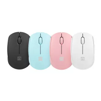 Myš Natec STORK/Kancelárska/Optická/1 600 DPI/Bezdrôtová USB/Ružová