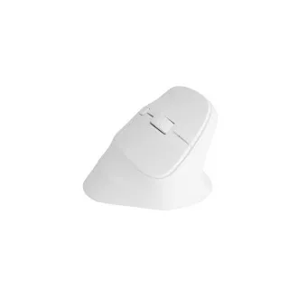 Bezdrôtová myš Natec CRAKE 2/Kancelárska/Optická/2 400 DPI/USB+BT/Biela/Vertikálna/Optická/Pre pravák