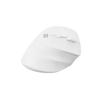 Bezdrôtová myš Natec CRAKE 2/Kancelárska/Optická/2 400 DPI/USB+BT/Biela/Vertikálna/Optická/Pre pravák