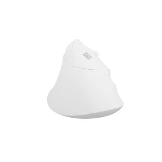 Bezdrôtová myš Natec CRAKE 2/Kancelárska/Optická/2 400 DPI/USB+BT/Biela/Vertikálna/Optická/Pre pravák