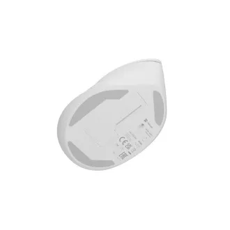 Bezdrôtová myš Natec CRAKE 2/Kancelárska/Optická/2 400 DPI/USB+BT/Biela/Vertikálna/Optická/Pre pravák