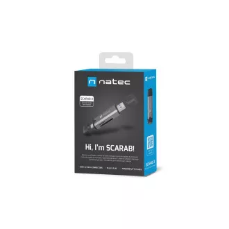 Čítačka kariet Natec SCARAB 3 USB-A + USB-C 3.1 GEN 1/microSD/microSDHC/microSDXC/SD/SDHC/SDXC/T-Flash Čítačka kariet Natec SCARAB 3 USB-A + USB-C 3.1 GEN 1/microSD/microSDHC/microSDXC/SD/SDHC/SDXC/T-Flash