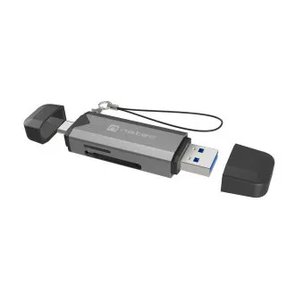Čítačka kariet Natec SCARAB 3 USB-A + USB-C 3.1 GEN 1/microSD/microSDHC/microSDXC/SD/SDHC/SDXC/T-Flash Čítačka kariet Natec SCARAB 3 USB-A + USB-C 3.1 GEN 1/microSD/microSDHC/microSDXC/SD/SDHC/SDXC/T-Flash