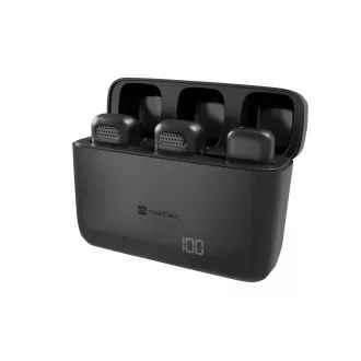 Mobilný bezdrôtový mikrofón Natec HOPPER LAVALIER USB-C, 2 KS