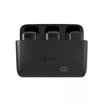 Mobilný bezdrôtový mikrofón Natec HOPPER LAVALIER USB-C, 2 KS