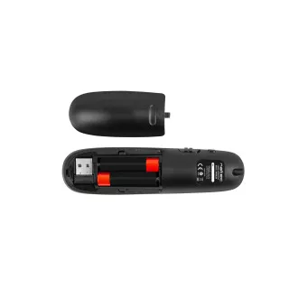 Bezdrôtový laserový prezentér Natec WARBLER 2, sivý