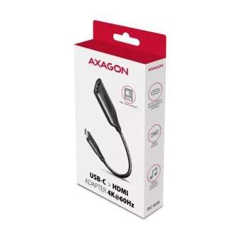 AXAGON RVC-HI2M, USB-C -> HDMI 2.0a redukcia / adaptér, 4K/60Hz HDR10