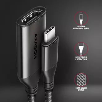 AXAGON RVC-HI2M, USB-C -> HDMI 2.0a redukcia / adaptér, 4K/60Hz HDR10