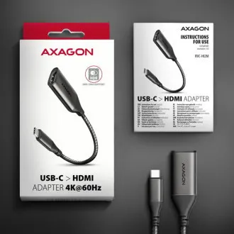 AXAGON RVC-HI2M, USB-C -> HDMI 2.0a redukcia / adaptér, 4K/60Hz HDR10 AXAGON RVC-HI2M, USB-C -> HDMI 2.0a redukcia / adaptér, 4K/60Hz HDR10