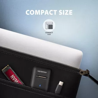 AXAGON ADM2-CM USB-C 10Gbps - M.2 NVMe & SATA SSD adaptér, kábel USB-C 10cm