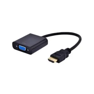 Gembird Adapter HDMI-A - VGA (M/F), čierny