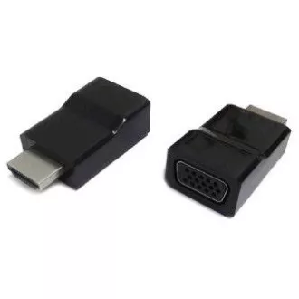 Kab. redukcia HDMI na VGA, M/F, čierna Kab. redukcia HDMI na VGA, M/F, čierna
