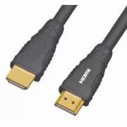 PremiumCord Kábel HDMI A - HDMI AM/M 15m,zlac.kon