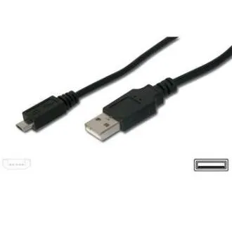 PremiumCord Kábel micro USB 2.0, AB 3m PremiumCord Kábel micro USB 2.0, AB 3m