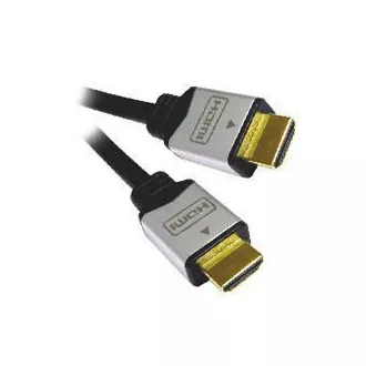PremiumCord kábel HDMI M/M, zlac.a kovové HQ, 3m PremiumCord kábel HDMI M/M, zlac.a kovové HQ, 3m