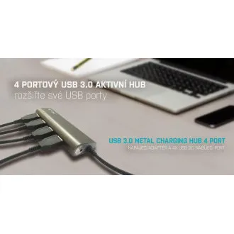 i-tec USB 3.0 Metal Charging HUB 4 Port i-tec USB 3.0 Metal Charging HUB 4 Port