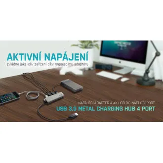 i-tec USB 3.0 Metal Charging HUB 4 Port i-tec USB 3.0 Metal Charging HUB 4 Port