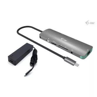 i-tec USB-C Metal Nano Docking Station 4K HDMI LAN, Power Delivery 100 W + Charger 100 W (bundle) i-tec USB-C Metal Nano Docking Station 4K HDMI LAN, Power Delivery 100 W + Charger 100 W (bundle)
