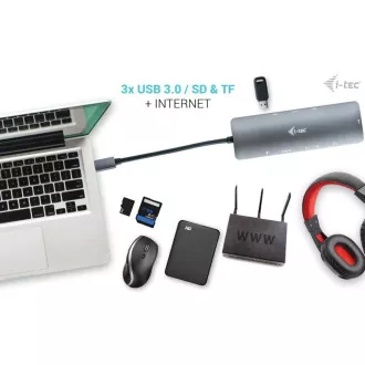 i-tec USB-C Metal Nano Docking Station 4K HDMI LAN, Power Delivery 100 W + Charger 100 W (bundle) i-tec USB-C Metal Nano Docking Station 4K HDMI LAN, Power Delivery 100 W + Charger 100 W (bundle)