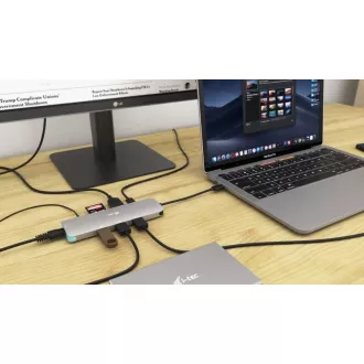 i-tec USB-C Metal Nano Docking Station 4K HDMI LAN, Power Delivery 100 W + Charger 100 W (bundle) i-tec USB-C Metal Nano Docking Station 4K HDMI LAN, Power Delivery 100 W + Charger 100 W (bundle)