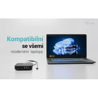i-tec USB-C Dual HDMI Docking Station with Power Delivery 100W + i-tec Universal Charger 100W i-tec USB-C Dual HDMI Docking Station with Power Delivery 100W + i-tec Universal Charger 100W