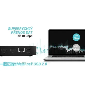 i-tec USB-C DP Dual HDMI Docking Station, Power Delivery 100W i-tec USB-C DP Dual HDMI Docking Station, Power Delivery 100W