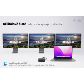 i-tec USB-C DP Dual HDMI Docking Station, Power Delivery 100W i-tec USB-C DP Dual HDMI Docking Station, Power Delivery 100W