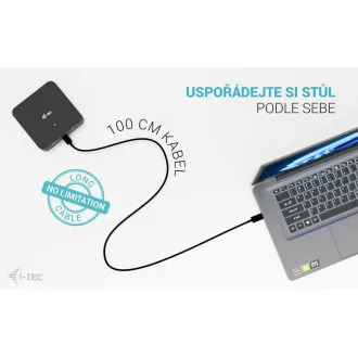 i-tec USB-C DP Dual HDMI Docking Station, Power Delivery 100W i-tec USB-C DP Dual HDMI Docking Station, Power Delivery 100W