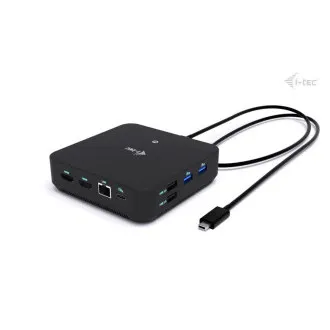 i-tec USB-C DP Dual HDMI Docking Station, Power Delivery 100W + i-tec Universal Charger 100W i-tec USB-C DP Dual HDMI Docking Station, Power Delivery 100W + i-tec Universal Charger 100W