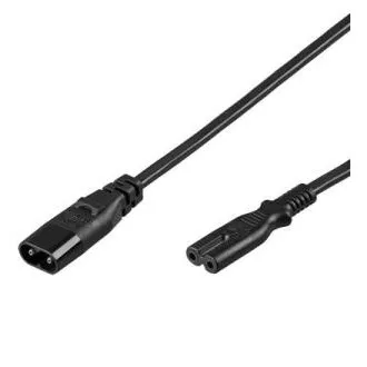 PremiumCord Kábel sieťový predlžovací IEC 60320 C7>C8 230V 2m PremiumCord Kábel sieťový predlžovací IEC 60320 C7>C8 230V 2m