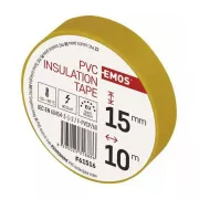 Emos Izolačná páska PVC 15/10 žltá