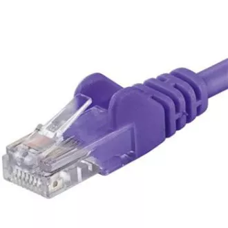 Patch kábel UTP RJ45-RJ45 level CAT6, 0.25m, fialová