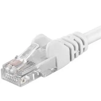 Patch kábel UTP RJ45-RJ45 level CAT6, 5m, biela Patch kábel UTP RJ45-RJ45 level CAT6, 5m, biela