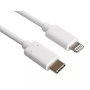 PremiumCord Lightning - USB-C™ USB nabíjací a dátový kábel MFi pre Apple iPhone/iPad, 1m