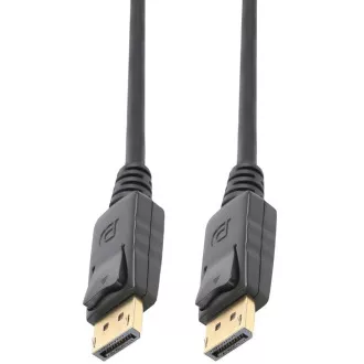 PremiumCord DisplayPort 2.0 prípojný kábel M/M, pozlátené konektory, 1m PremiumCord DisplayPort 2.0 prípojný kábel M/M, pozlátené konektory, 1m