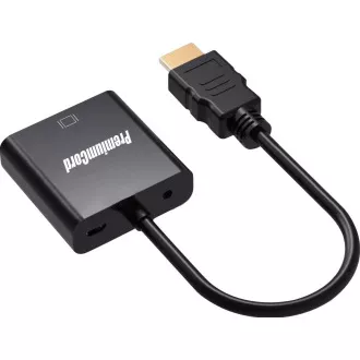 PremiumCord prevodník HDMI -> VGA so zvukom