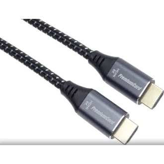 PremiumCord ULTRA HDMI 2.1 High Speed + Ethernet kábel 8K @ 60Hz, pozlátené 5m