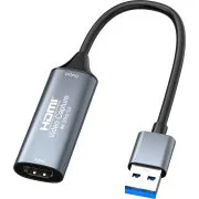 PremiumCord HDMI grabber pre video/audio signálu do počítača s konektorom USB 3.0