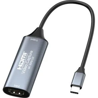 PremiumCord HDMI grabber pre video/audio signálu do počítača s konektorom USB 3.0 typ c