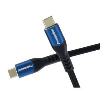 PremiumCord USB-C kábel, 3m/5A/100W/20Gbits PremiumCord USB-C kábel, 3m/5A/100W/20Gbits