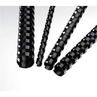 Plastové chrbty 28,5 mm, čierne Plastové chrbty 28,5 mm, čierne