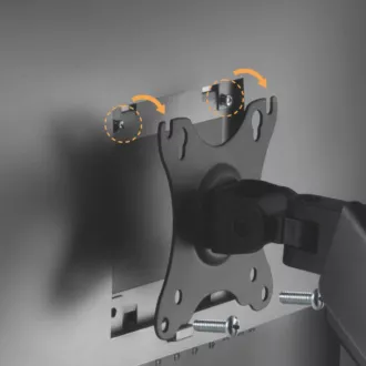 Držiak monitora Brateck LDT46-C012E jedno rameno mechanická pružina