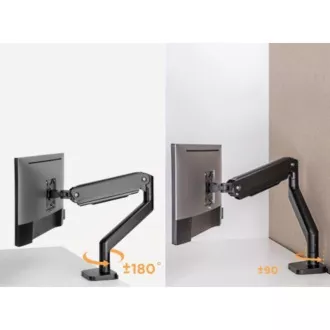 Držiak monitora Brateck LDT60-C012 jedno rameno mechanická pružina Heavy Duty