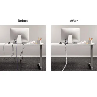 Fellowes Cablezip organizér a chránič kabeláže biely Fellowes Cablezip organizér a chránič kabeláže biely