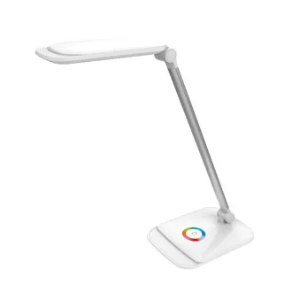 Platinet PDLQ60 stolná LED lampa 18W stmievateľná, dotykové ovládanie, USB port, biela